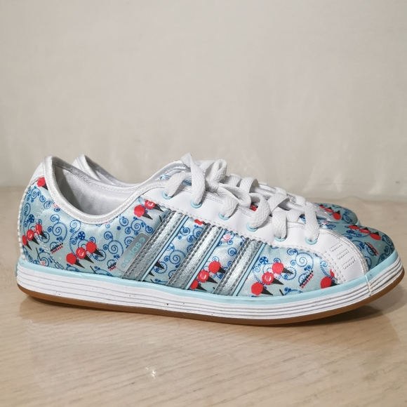 Adidas Basket Femme Fleurie Sneakers - Picture 3 of 16